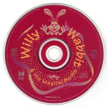 Willy Wabbit & His Magical Books (PC/MAC-CD, 1994) - NEW CD in SLEEVE