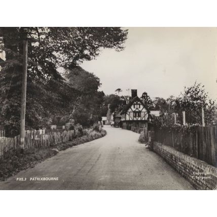 Patrixbourne Kent Vintage Real Photo Postcard