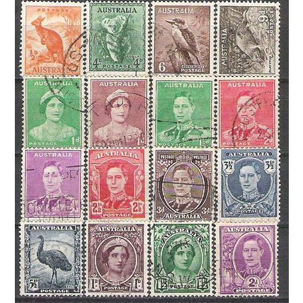 Australia N° 110 114 116 117 126 127 129 130 131 132 ... YVERT OBLITERE ( USED )