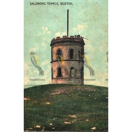 Salomons Temple Buxton, Derbyshire, Rare H Headington Postcard, 1906