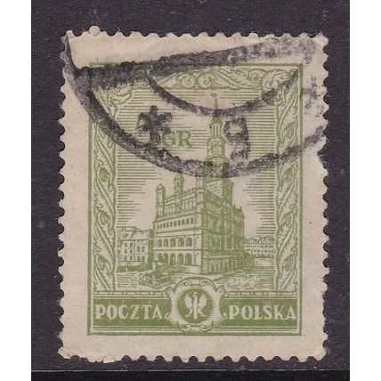 Poland 1925 Town Hall Pozan 5g Fine Used SG 244a VGC