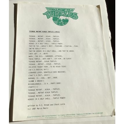 TMNT Teenage Mutant Ninja Turtles Marketing Promo Items 1988/89 RARE Amazing