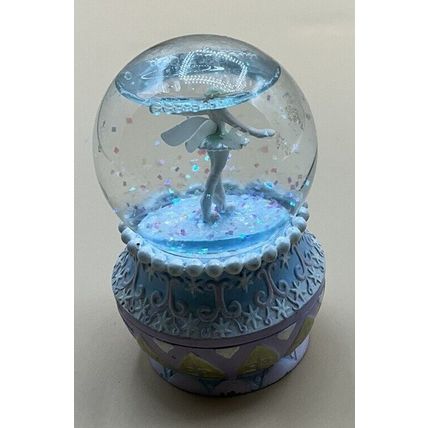 The Disney Store 00’s Tinker Bell Ballerina Miniature Mini Snow Globe Figurine