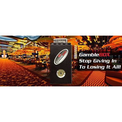 Gamble lock Box leave keys home slip casino cash wins in slot to go home with $$