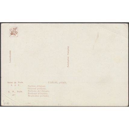 Georges Far-Si, pinxit - Parfum d'Orient, c.1910s - Noyer Salon de Paris CPA