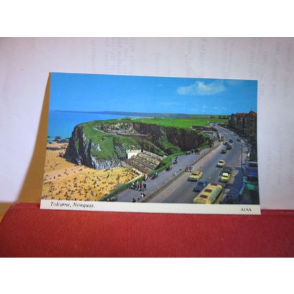 TOLCARNE, NEWQUAY, CORNWALL. unused vintage postcard. by Harvey Barton =