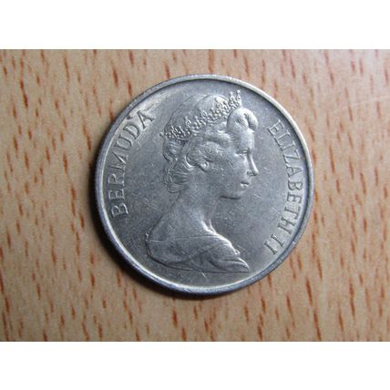 Bermuda 1973 25 Cents Coin