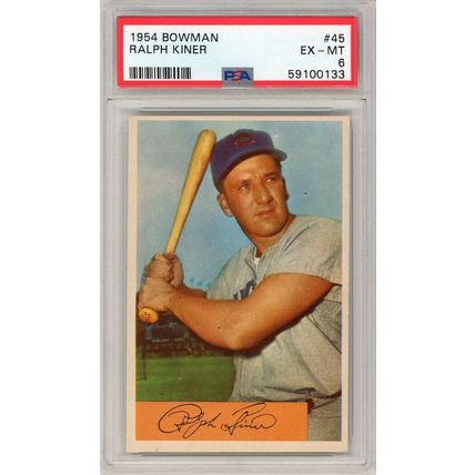 1954 Bowman Ralph Kiner #45 PSA 6 P1380