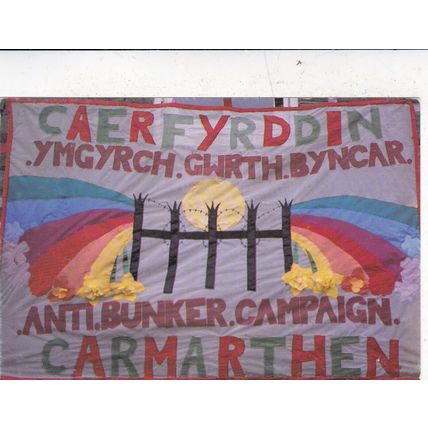 Carmarthen Anti Bunker Campaign postcard unused VGC