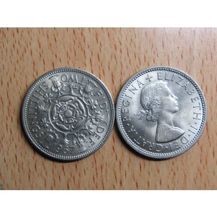 GB 1967 Elizabeth II Florin 2/- Two Shillings Coin High Grade A/U