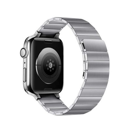 Magnetic Steel Watch Band For Apple Watch Series, 7 41mm / 6&SE&5&4 40mm / 3&2&1
