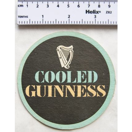 Vintage Beer Mat - Cooled Guinness