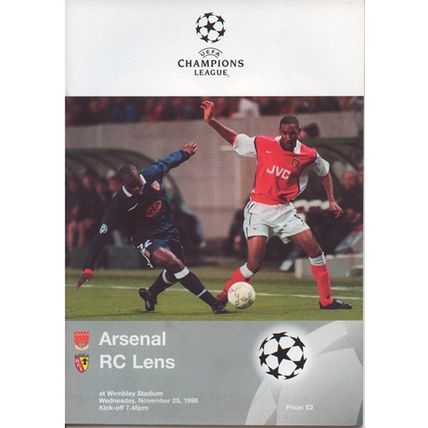 ARSENAL v RC LENS CHAMPIONS LEAGUE WEMBLEY 1998
