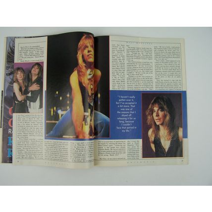 OM Only Music Magazine Issue #8 August 1987 Ozzy Osbourne Cover ~ RARE