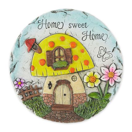 Gardener Gifts Home Sweet Home Stepping Stone Pathway Flowerbed Decor Lawn Decor
