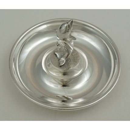 Brian Leslie Fuller Sterling Silver Dolphin Dish, London 1993, 93mm, 100g.