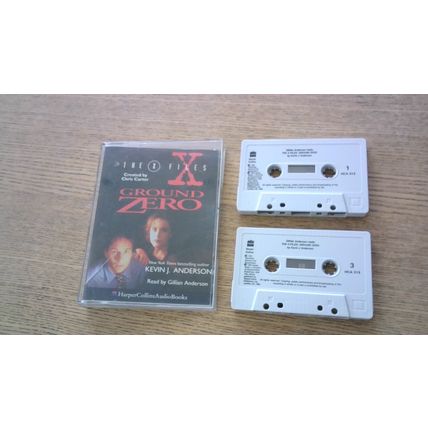 THE X-FILES: GROUND by Kevin J. Anderson Audio Book (2 Cassettes)