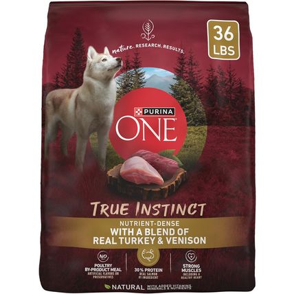 Purina ONE True Instinct with a Blend of Real Turkey and Venison Dry Dog Food -