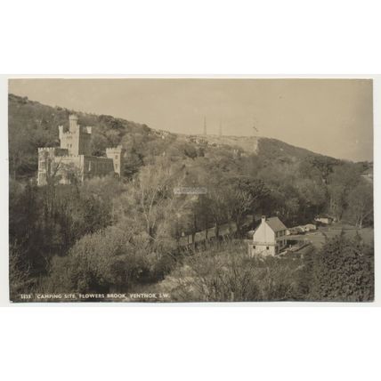 VENTNOR STEEPHILL CASTLE Flowers Brook Chain Radar mid 20th C. RPPC Nighs 5523