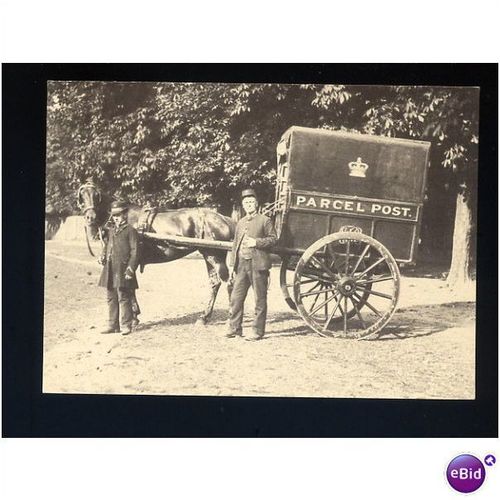 LONDON Leyton Post Van Postcard (NS9R)