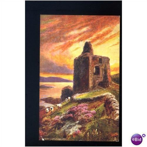 TUCK OILETTE Postcard 7136 "Tarbert Castle and Loch"