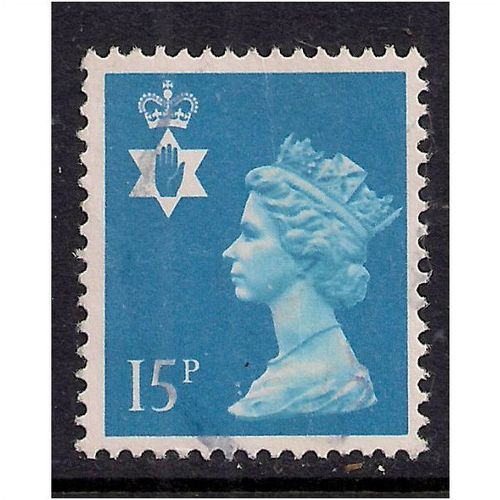 Northern Ireland GB 1989 15p Bright Blue SG N1 40.(K57 )