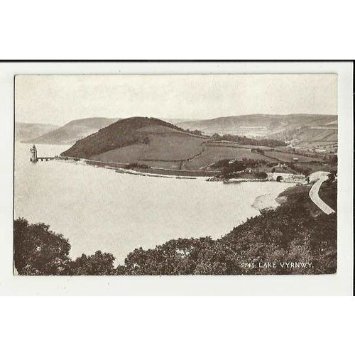 Wales LAKE VYRNWY Postcard by Photochrom (5745)