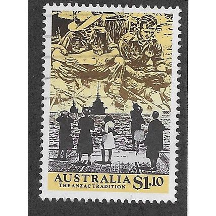 AUS 1990 $1.10 'THE ANZAC TRADITION' FINE USED (EBID66-578)