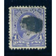 Used 247 1c Benjamin Franklin Fine M02718