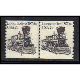 1897A 2c Locomotive Fine MNH Dry Gum CNP Left 4 W1702