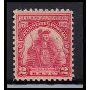 657 2c General John Sullivan Fine MNH O1607