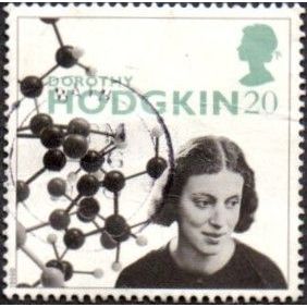 1996 Europa. Famous Women 20p Prof. Dorothy Hodgkin, Scientist, Fine Used.