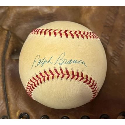 Ralph Branca Signed Autographed Official National League (ONL) Baseball