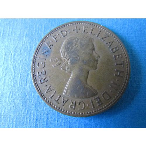 1961 QUEEN ELIZABETH II ONE PENNY FREE POST. (j) AAJ
