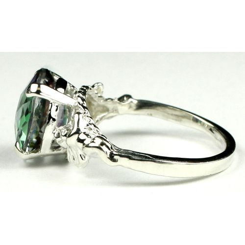 Mystic Fire Topaz, 925 Sterling Silver Angel Ring, SR154