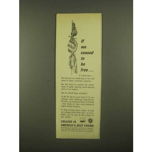 1965 Council For Financial Aid to Education Ad