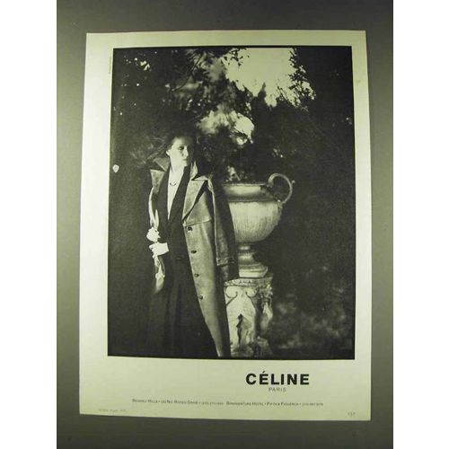1979 Celine Fashion Ad - Photo by Richard Dunkley