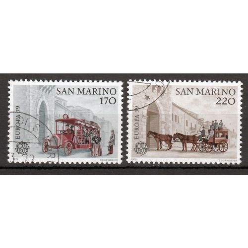 San Marino Europa cept 1979 gestempeld