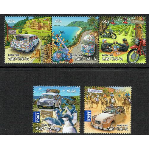 Australia 2012 Road Trip (1st Series) set 5v SG3837-3841 UM