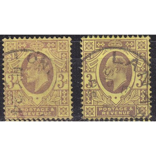 ENGLAND GREAT BRITAIN [1902] MiNr 0108 w A ( O/used ) [02] Farben