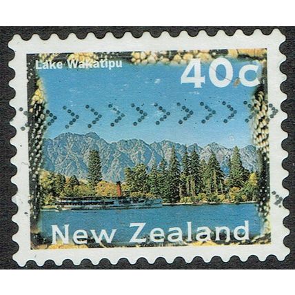 New Zealand 1996 Scenery 40c Multicoloured S/Ad SG1987 GU