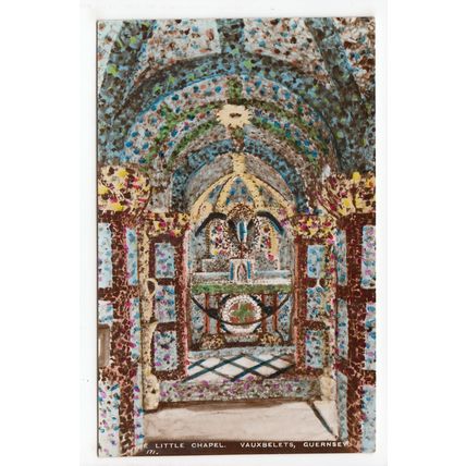 The Little Chapel Vauxbelets Guernsey Postcard Norman Grut 171