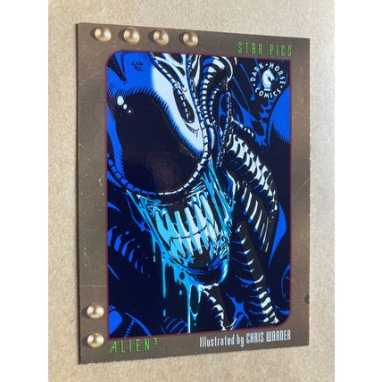Alien3 Base trading card # 72 Chris Warner (A) 1992 Star Pics Dark Horse