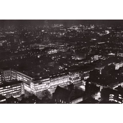 Post Office Tower At Night Tottenham Court Road RPC GPO Postcard