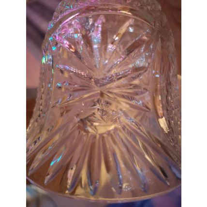 Cut Glass Bell Floral Design