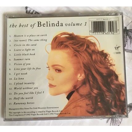 Belinda Carlisle The Best Of Belinda RARE Singapore CD Album