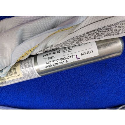 air bag 2006 2007 2008 2009 2010 bentley continental left curtain 3w5880741a