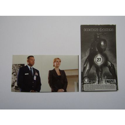 Marvel - Iron Man The Movie 2008 - Preziosi Sticker Drop-down Choice (e18)