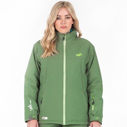 Urban Beach Canopy waterproof breathable windproof snow jacket green L/14 -75%