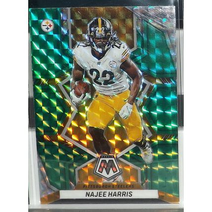 2022 Panini Mosaic NAJEE HARRIS (Steelers) Green Prizm #163
